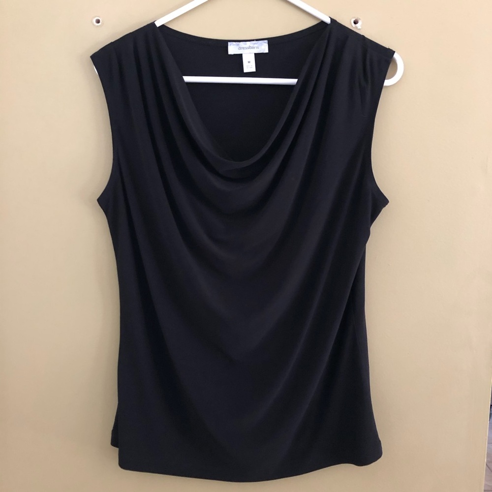 Dress Barn black blouse size M